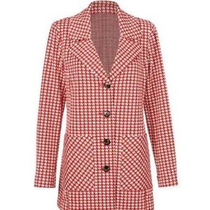 NWOT CAbi Houndstooth Jacket